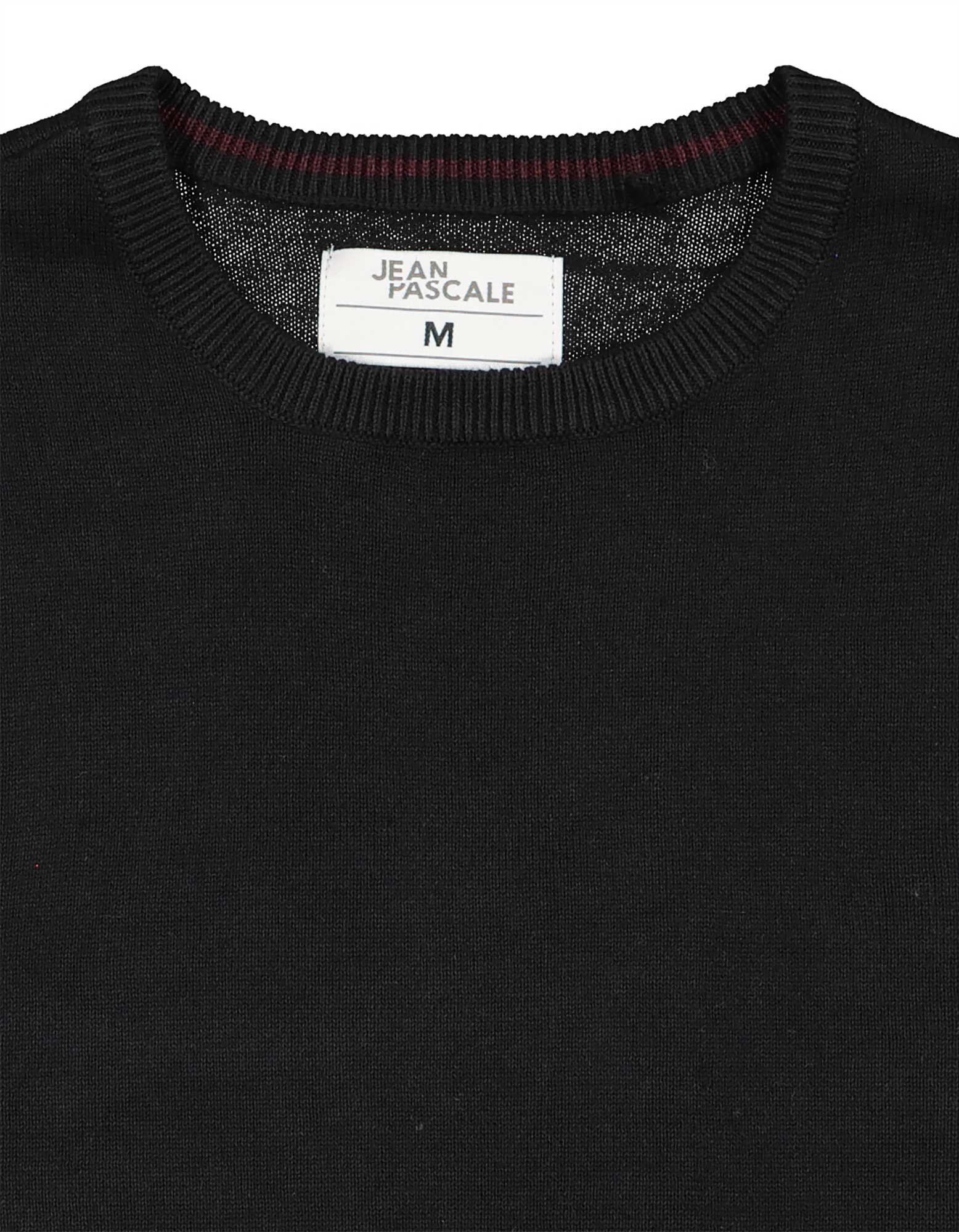 Pullover - Elastische Abschl&uuml;sse - Schwarz