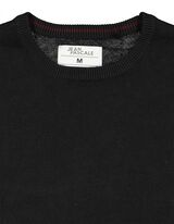 Pullover - Elastische Abschl&uuml;sse - Schwarz