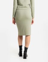 Midi sijonas - Trikotažas - zalias