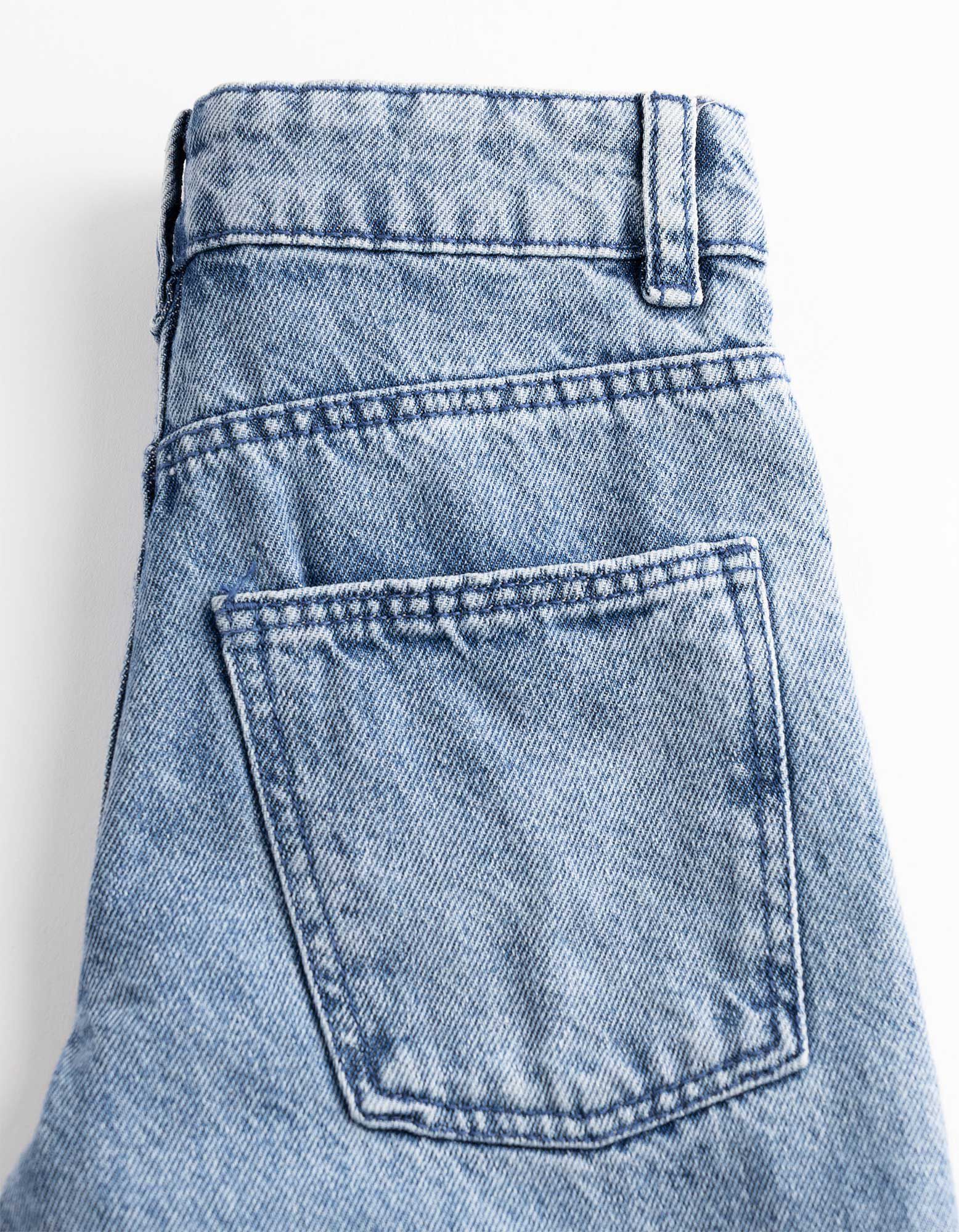 Jeans hlače - &Scaron;irok kroj - modra