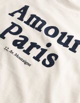 T-Shirt - Stickerei - wei&szlig;