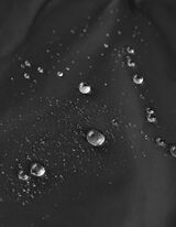 płaszcz - material hydrofobowy - czarny