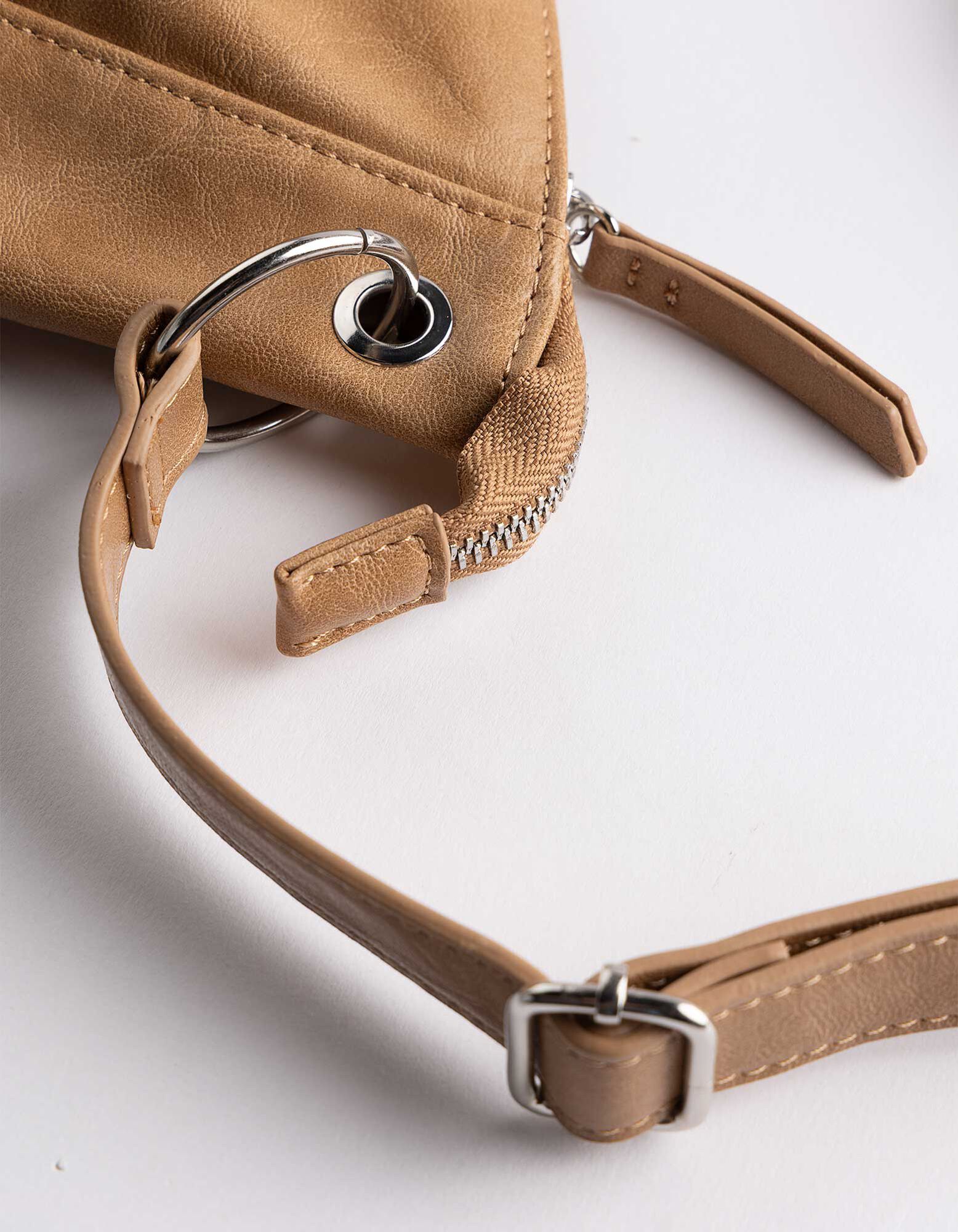Tasche - Kunstleder - Braun