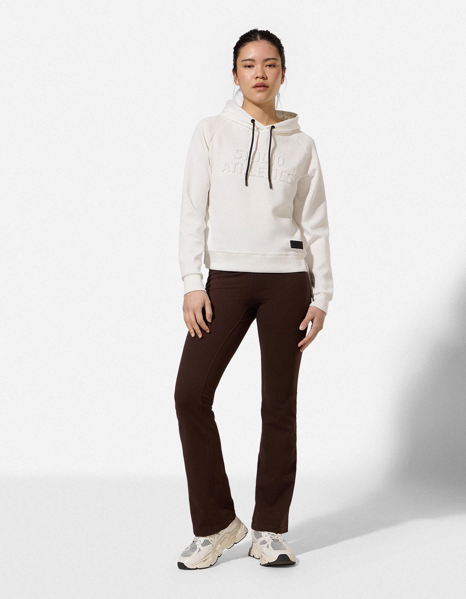 Felpa - Applicazione 3D - Bianco sporco