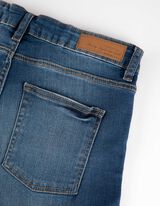 Kratke traperice - Fiksna nogavica - plava