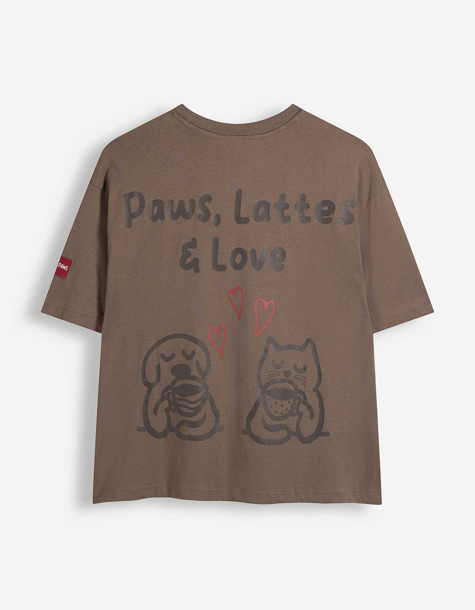 T-Shirt - Tiermotiv - Braun