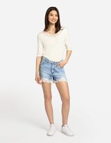 Short - Met kant - lichtblauw