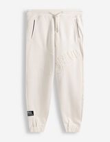 Jogpants - Kontraststreifen - wei&szlig;