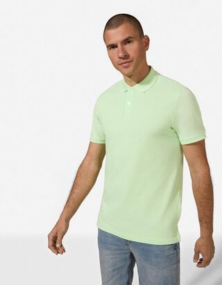 Poloshirt - Effen - lichtgroen