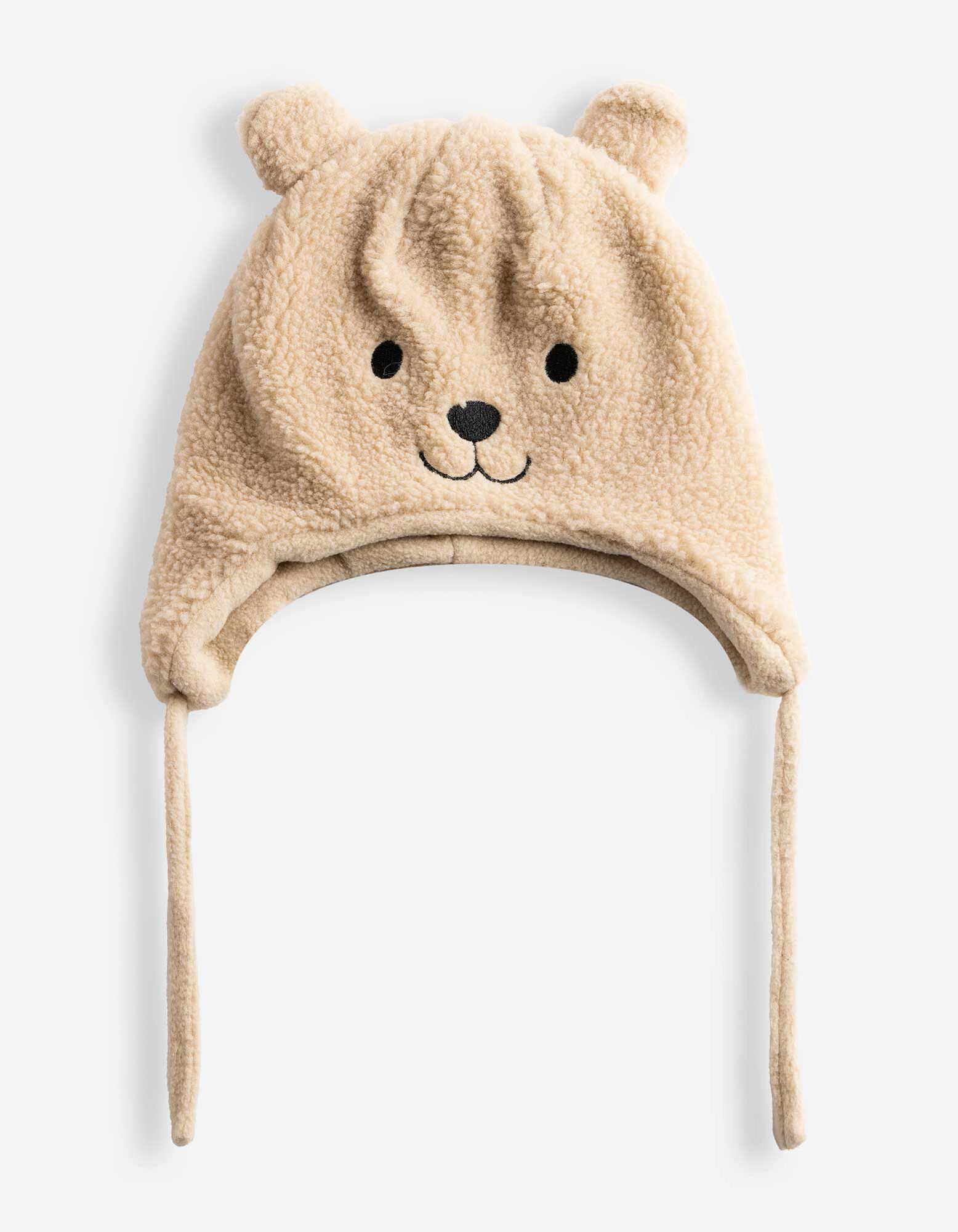 M&uuml;tze - Teddyfell - Beige