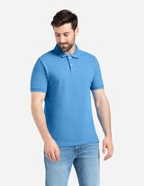 Polo - Coton - Bleu