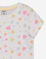 T-shirt - Print all-over - wit