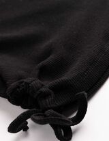 Top sans manches - D&eacute;coupes - noir