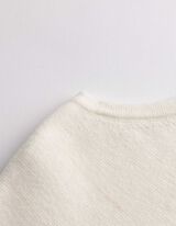 Cardigan - Knopfleiste - weiß