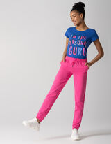 Majica kratkih rukava - Print sa porukom - tamno-plava