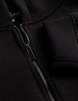 Sweatjacke - Oversized Fit - Schwarz