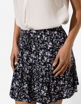 Skort - Elastischer Bund - Schwarz