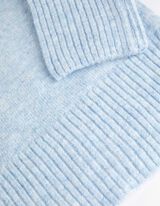 Megztinis - Kaklo iškirptė - sviesiai melynas