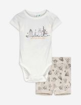 Set composto da body e pantaloncini - Winnie the Pooh - bianco