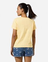T-shirt - Borduursels - geel