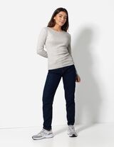 Mar&scaron;kinėliai ilgomis rankovėmis - Medvilnės mi&scaron;inys - pilkas