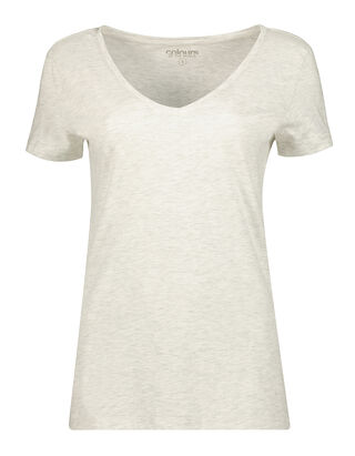 Damen T-Shirt mit V-Ausschnitt