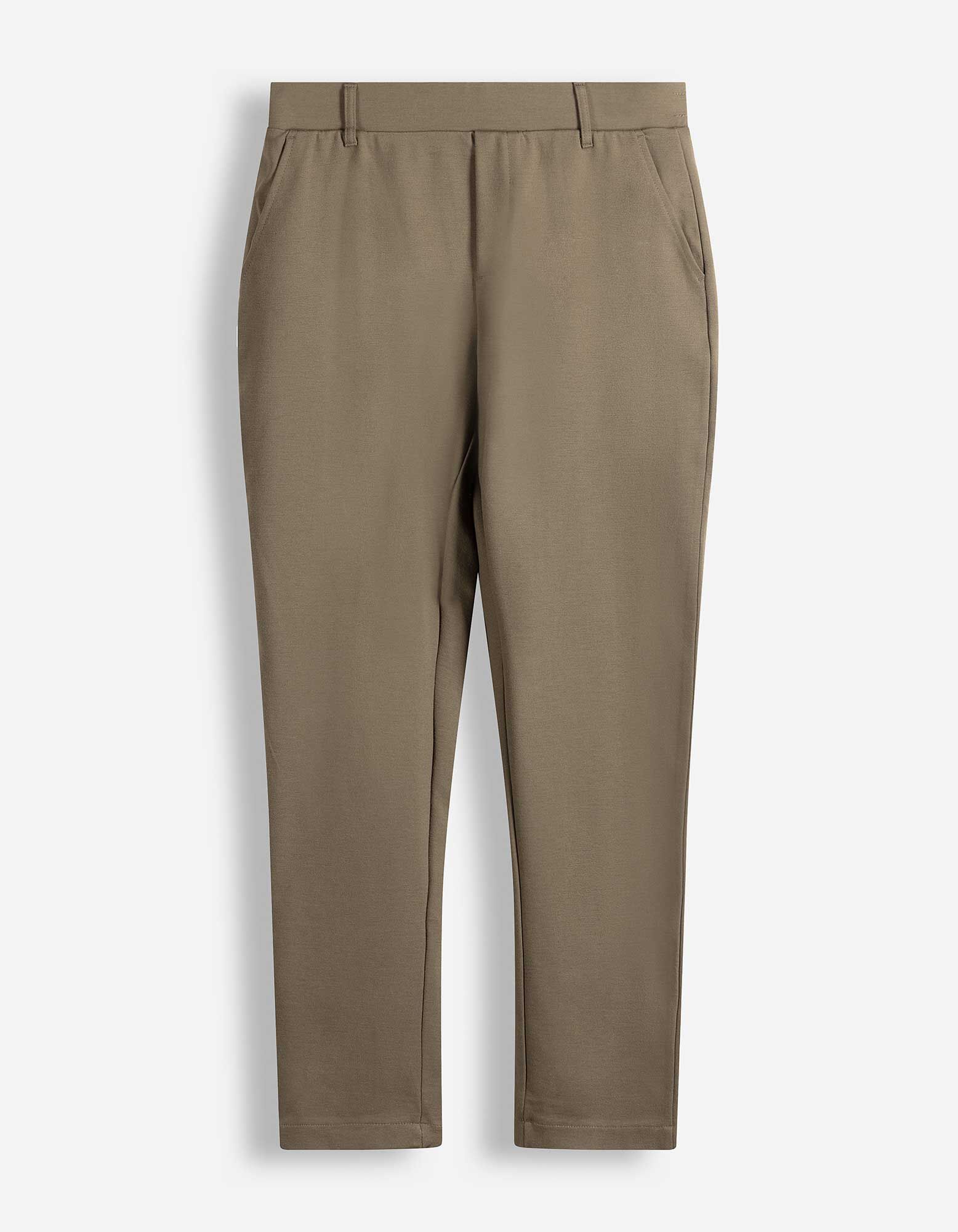 Jeans - Elastische band - Kaki