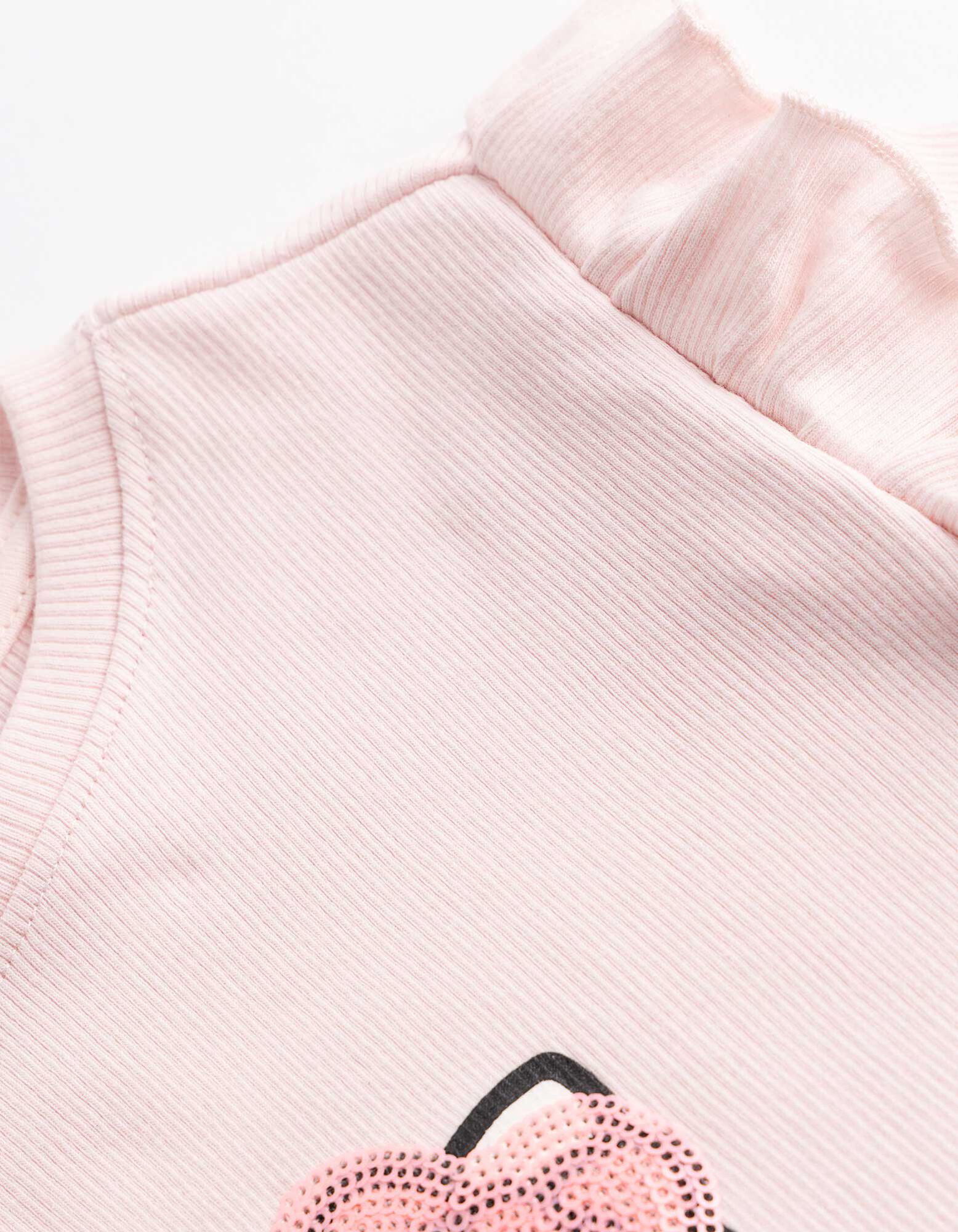 Langarmshirt - Hello Kitty - Rosa