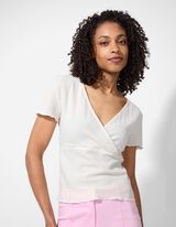 T-s&auml;rk - h&otilde;lmikstiilis - valge