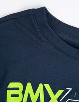 T-shirt - Print - donkerblauw