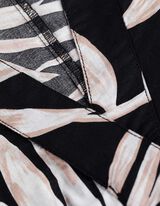 Kleid - Seitenschlitz - schwarz