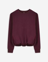 Sweatshirt - Regular fit - donkerlila