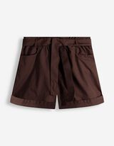 Bermuda  - Tessuto - Marrone scuro