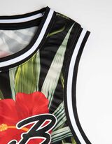 Top a canotta - Stampa - nero