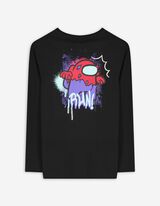 Hosszú ujjú felső - Among US - fekete