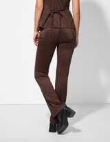 Pantaloni - Bootcut Fit - marrone scuro