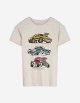 T-Shirt - Frontprint - weiß