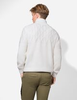 Troyer - Zopfstrick - weiß