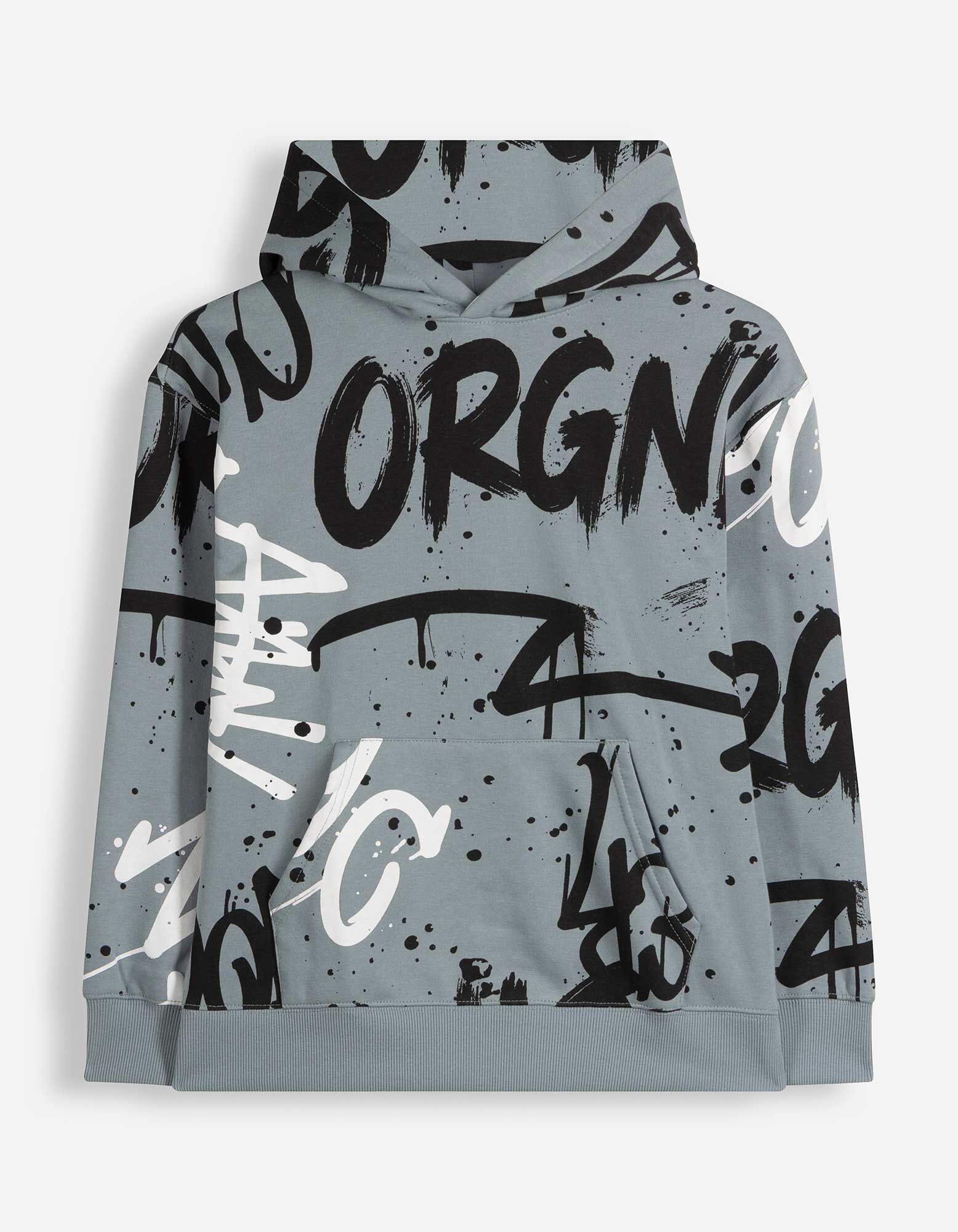 Hoodie - Oversized Fit - blau