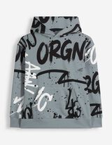 Hoodie - Oversized Fit - blau