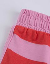 Šortky - Potisk po celé ploše - cervena