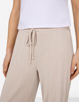 Pyjamahose - Pointelle - beige