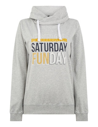 Damen Sweatshirt mit Tube-Collar 