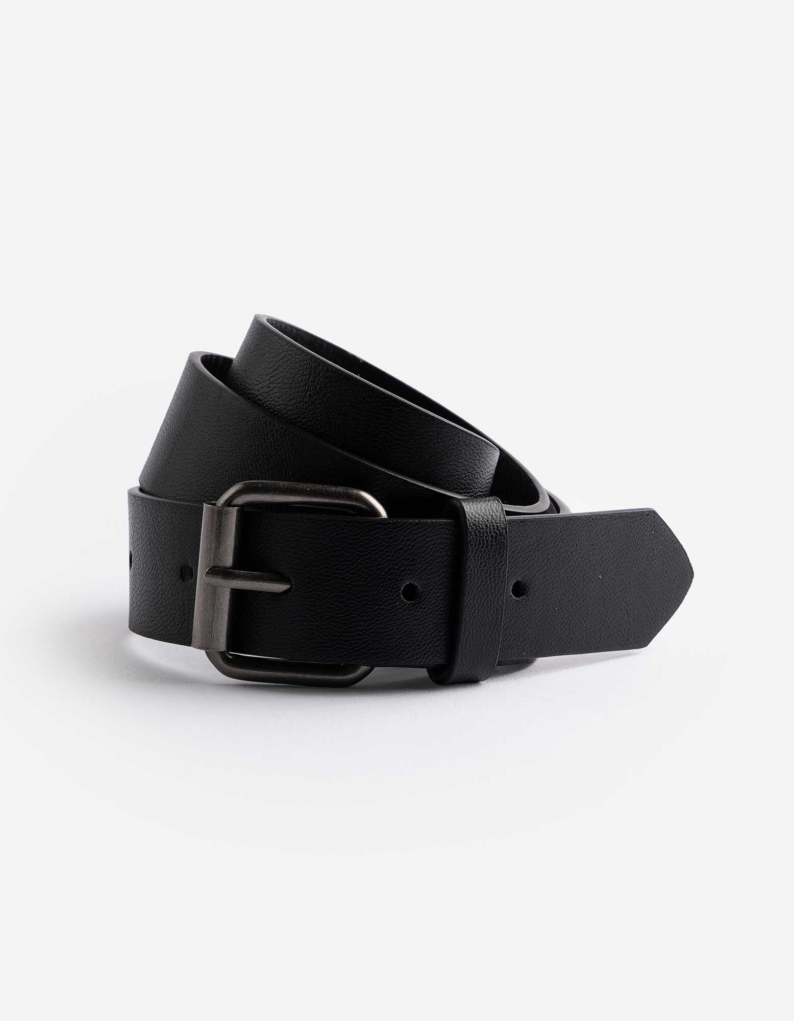 G&uuml;rtel - Lederoptik - Schwarz