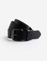 G&uuml;rtel - Lederoptik - Schwarz