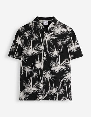 Hemd - Leinen-Optik - dunkelgrau