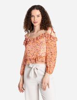 Halenka - Šifon - ruzova