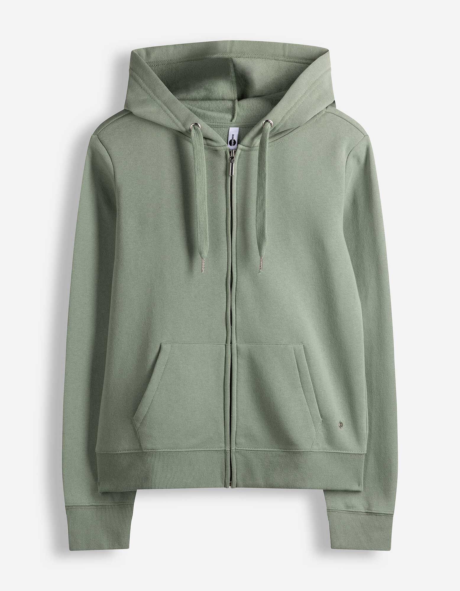 Sweatjacke - Regular Fit - Khaki