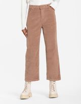 kavbojke - Kroj Straight Fit - rjava