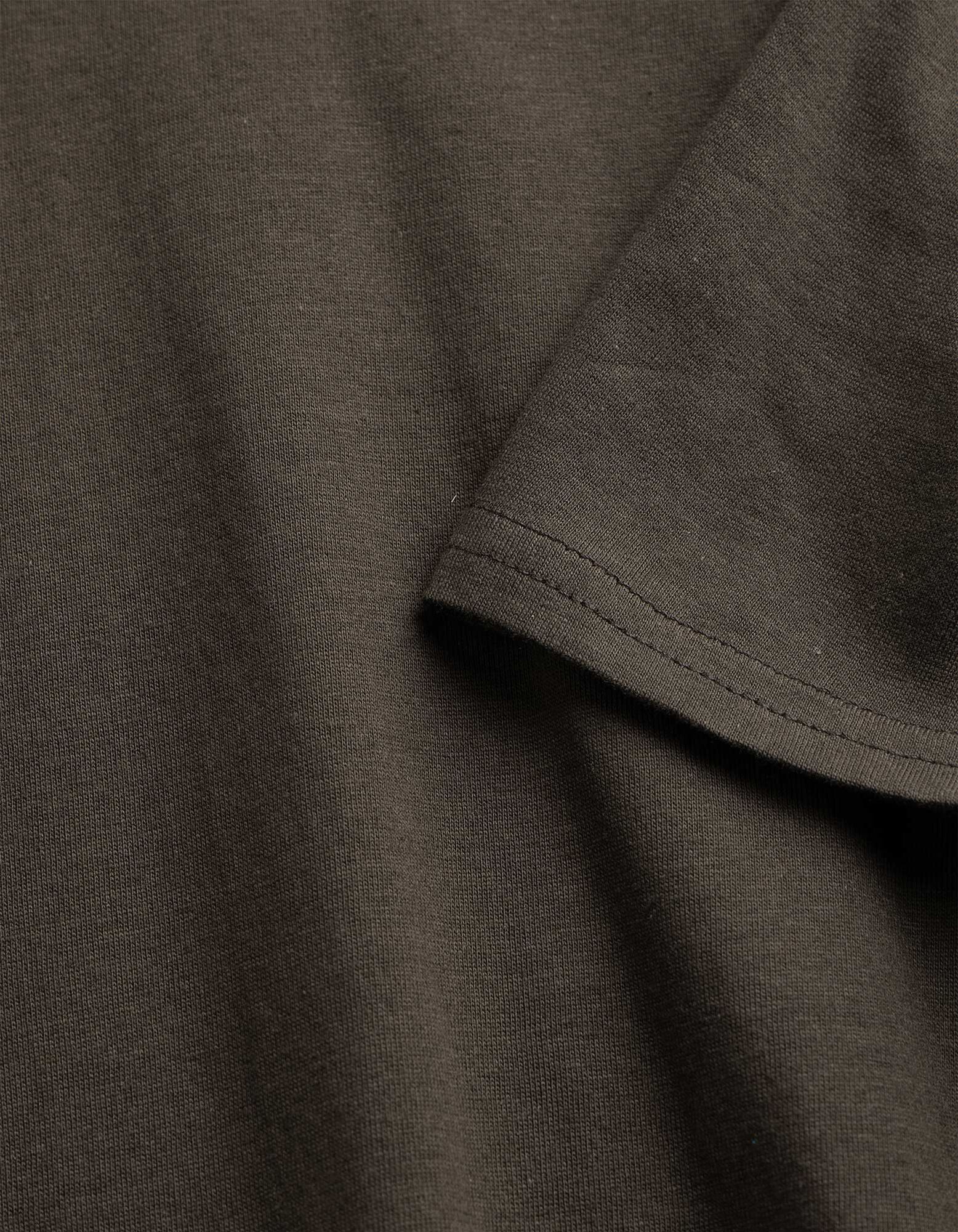 T-shirt - Effen - Kaki